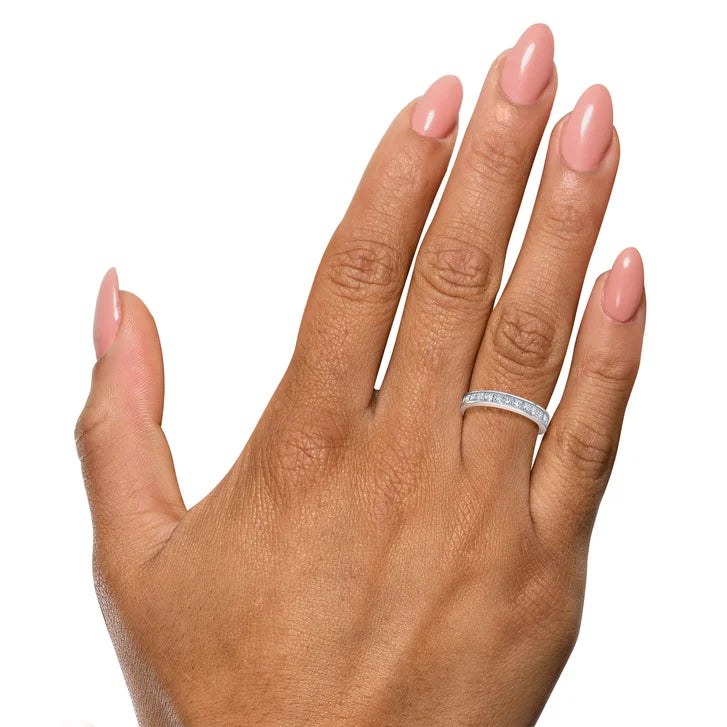 Princess Cut Diamond Wedding Band (1.00 ctw)
