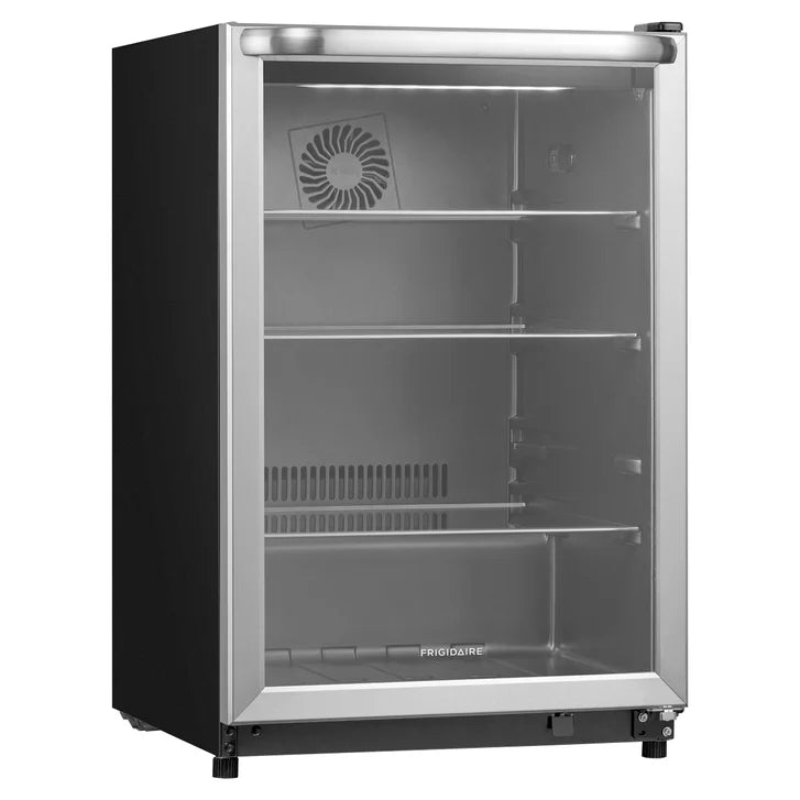 Frigidaire 22 in. Stainless Steel Freestanding 144 Can Beverage Center with Reversible Door