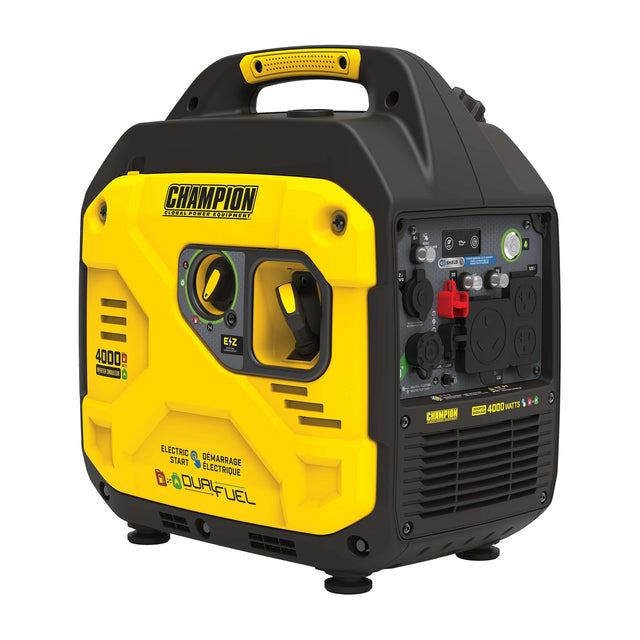 Champion 3300W Running / 4000W Peak Dual Fuel Inverter Generator with CO Shield Y0