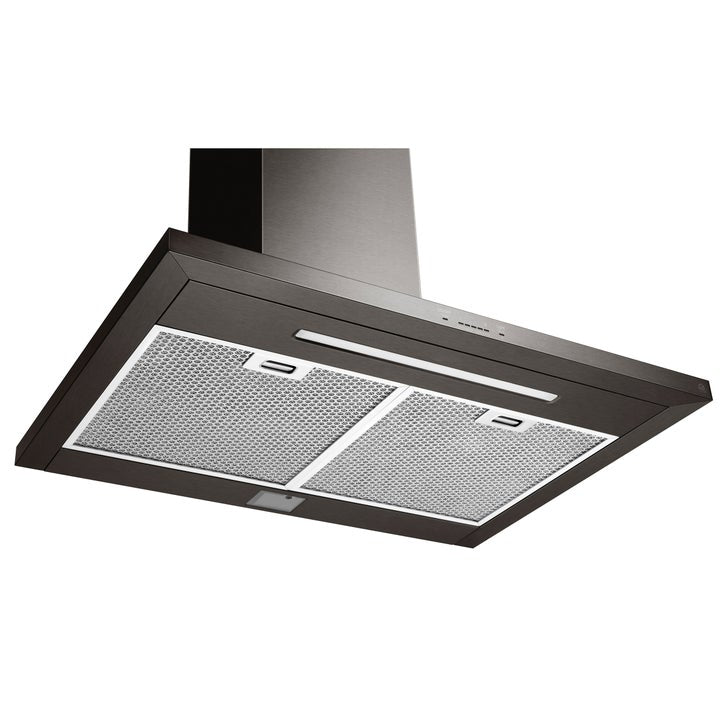 LG Studio 30 in Black Stainless Steel Chimney Wall-Mount Range Hood, 600 Max CFM