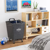 Seville Classics Heavy-Duty Rolling Laundry Hamper