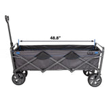 Mac Sports Extended Folding Wagon with Brakes