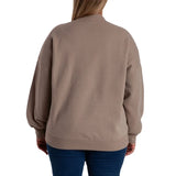 Lazypants Women's Fleece High-low Crewneck Sweatshirt