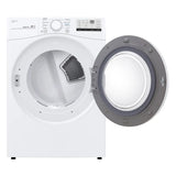 LG 7.4 cu ft. White Electric Dryer with Sensor Dry