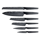 Cuisinepro iD3 Black Samurai Sakai Knife Block Set, 7-piece