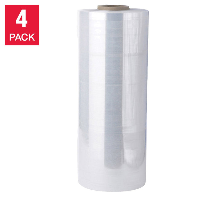 Platinum Max High Performance Pallet Wrap Shipping Stretch Film, 4-pack N1