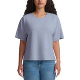Splendid Women's Ribbed Short Sleeve Top