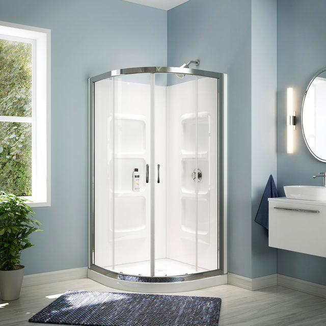 Appollo Alana Neo-Round Shower with Base and Walls H1
