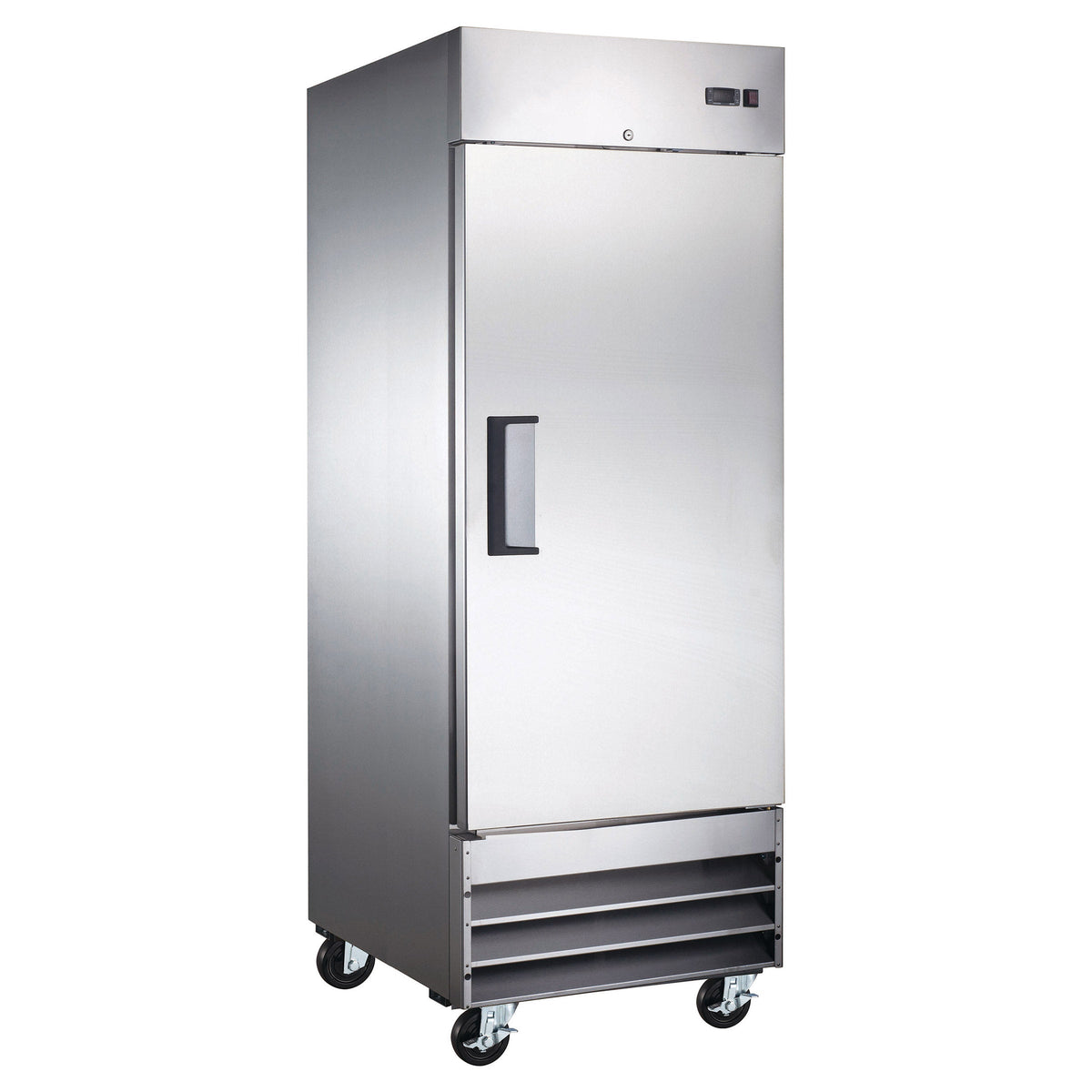 Eurodib 29 in. 23 cu ft. Stainless Steel Commercial Solid Door Refrigerator