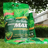Scotts Turf Builder Green MAX Lawn Food 27-0-2 with 5% Iron 1160m2 18.9 kg