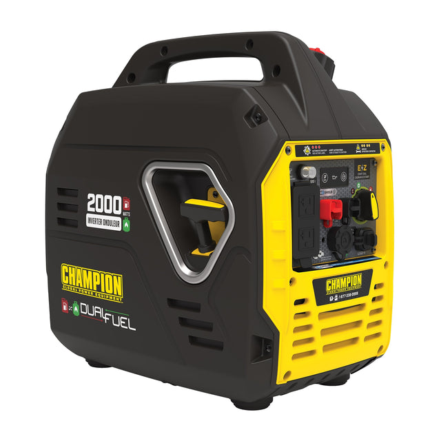 Champion 2000 Watt DUAL FUEL Ultralight Portable Inverter Generator T0