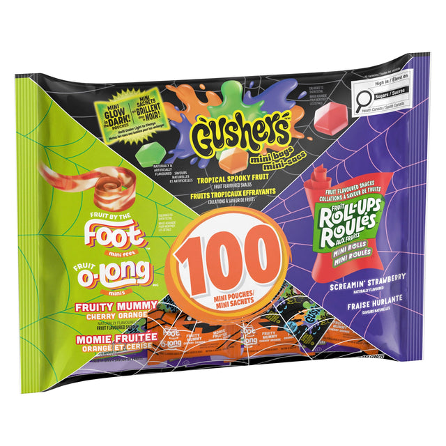 Halloween Candy Variety Pack, 100 Mini Pouches B5