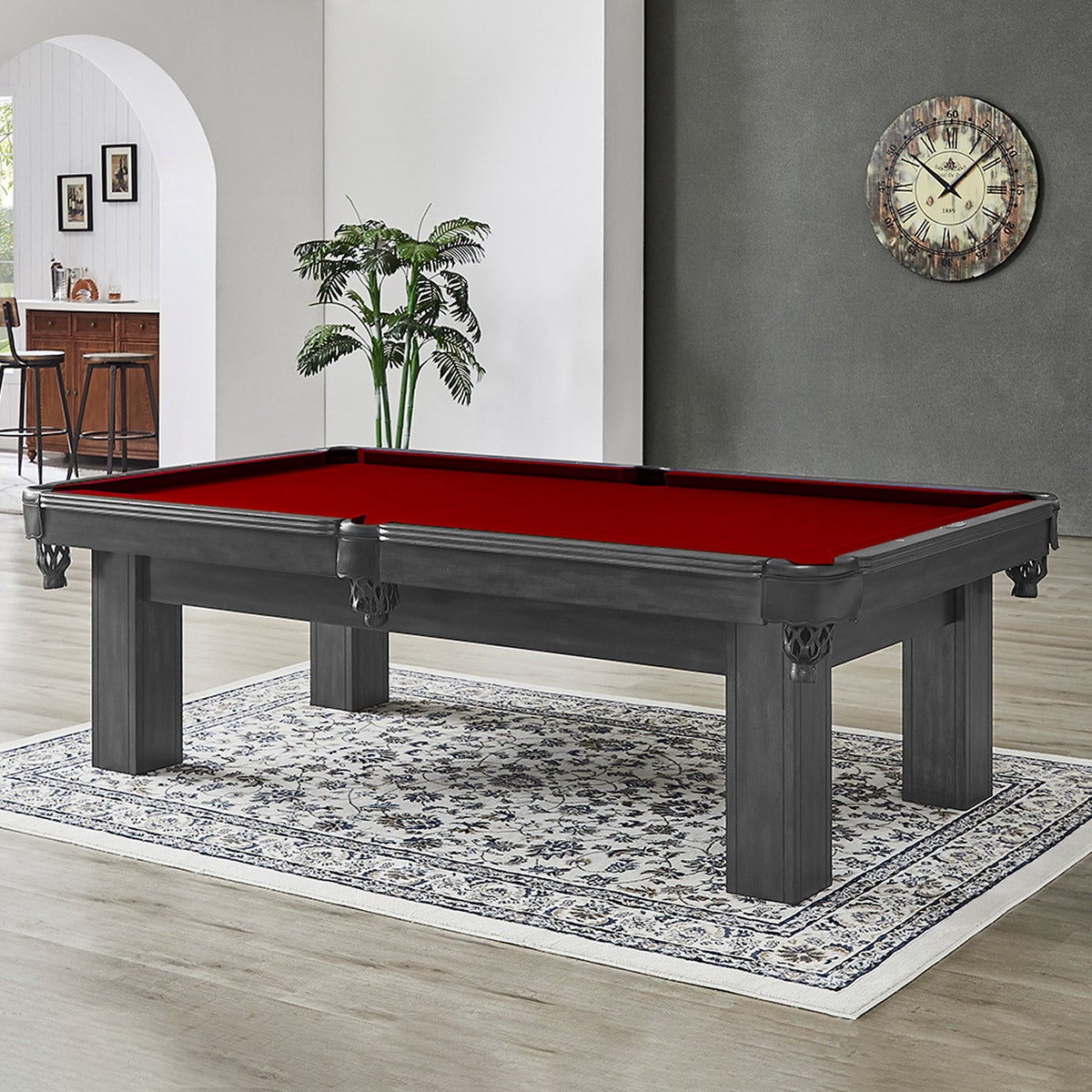Beringer Cobalt 8 ft. Exotic Solid Wood Slate Billiard Table