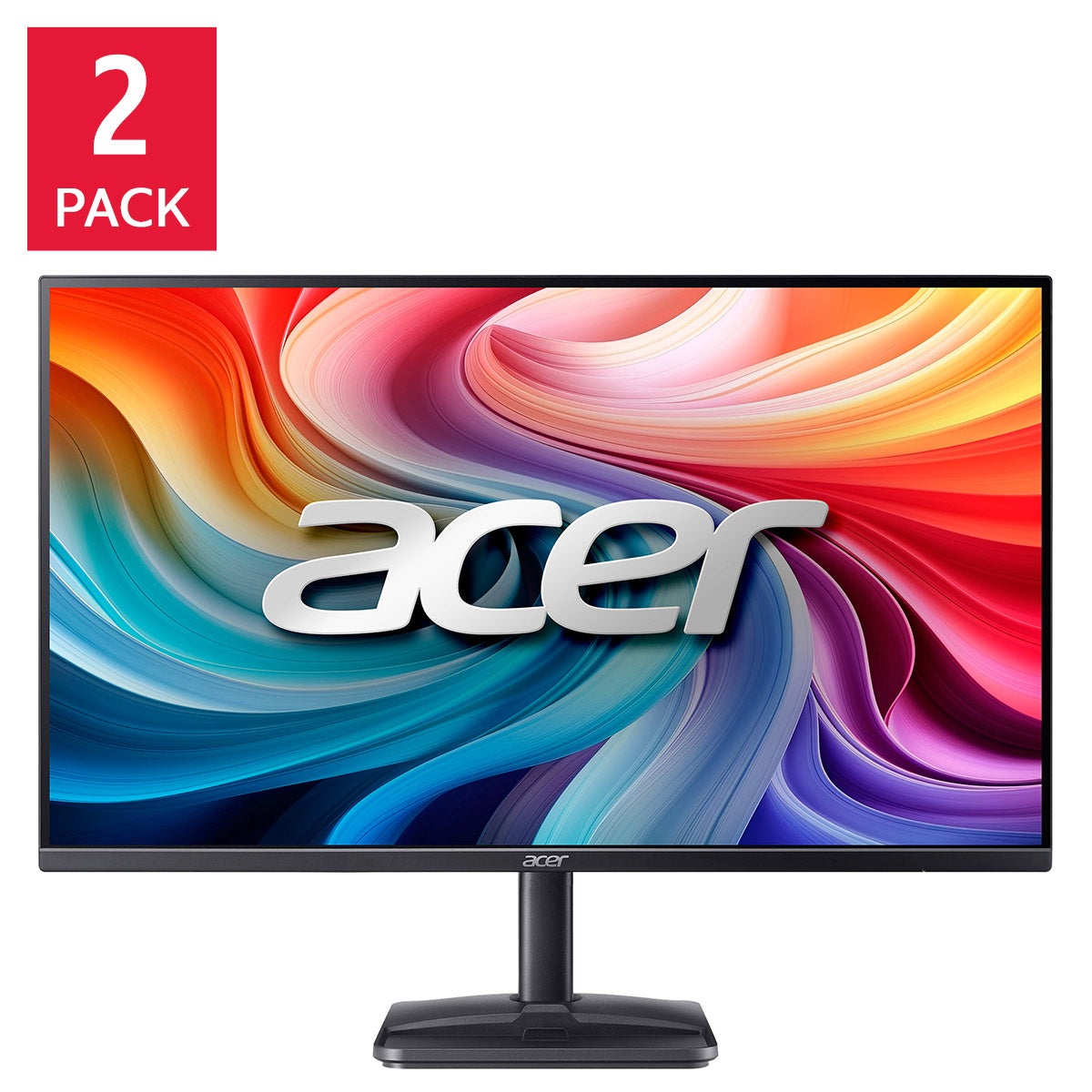 Acer EK251Q PBbi 24.5 in. FHD Monitor (1920 x 1080), 2-pack