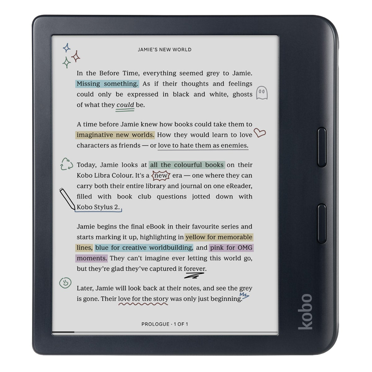 Kobo Libra Colour eReader with 3 Months of Kobo Plus Subscription
