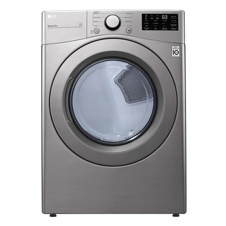 LG Laundry Bundle 5.2 cu ft. Front Load Washer and 7.4 cu ft. Electric Dryer with Stacking Kit
