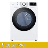 LG 7.4 cu. ft. White Electric Dryer with Built-In AI with ThinQ Technology and Wi-Fi Enabled