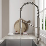 KRAUS 33 in. Dual Mount Sink with Faucet and Accessories