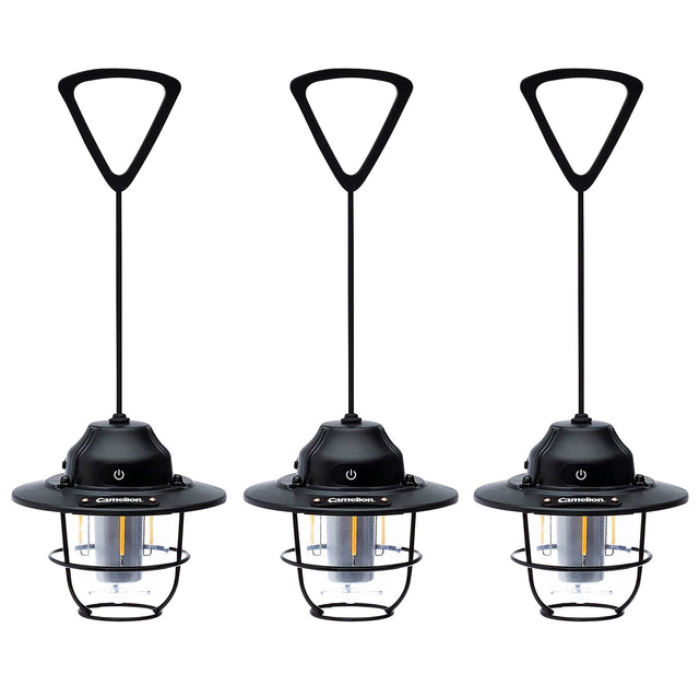 Camelion Acorn Rechargeable Lantern, 3-pack O1