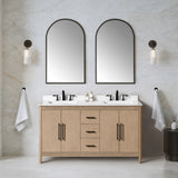 OVE Decors Kiara Vanity in Sahara Birch Finish with Quartz Countertop