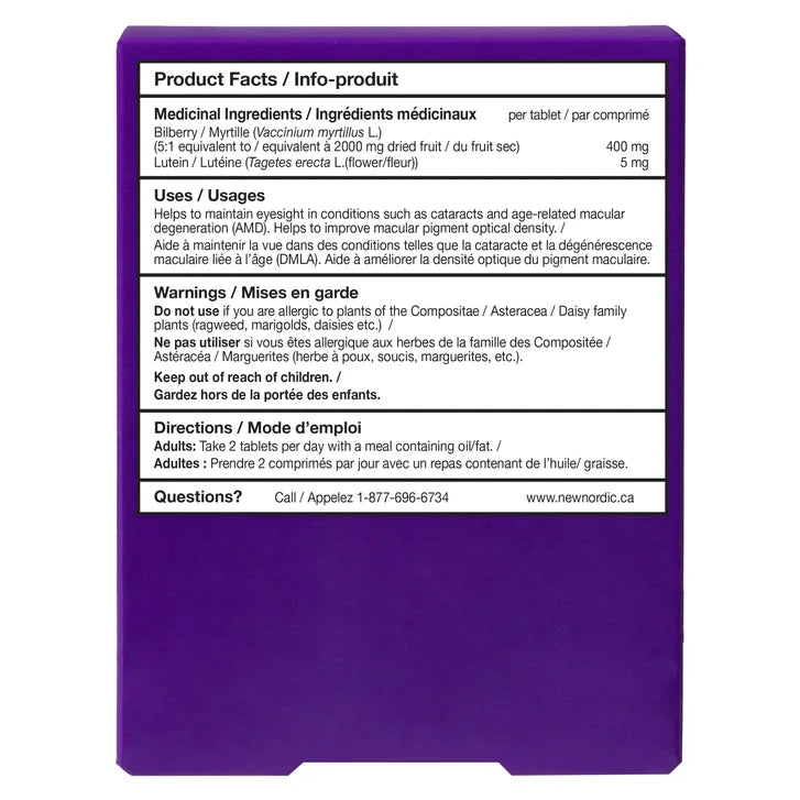 New Nordic Blue Berry Strong, 3 x 60 tablets