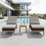 Palermo 3-piece Patio Lounger Set
