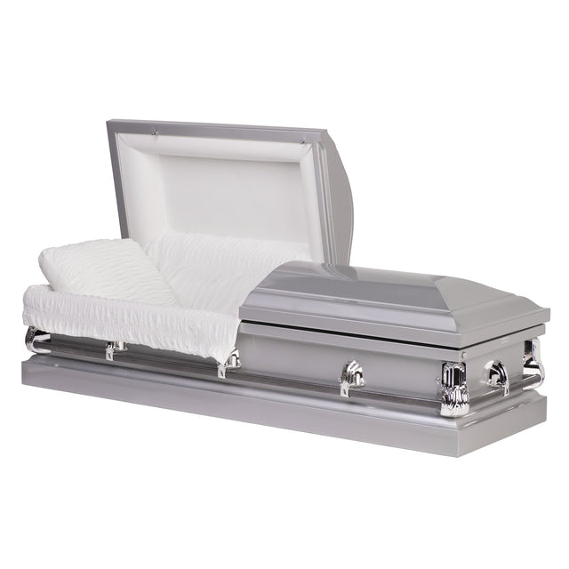 Walker Silver Knight Casket, Expedited Shipping C6