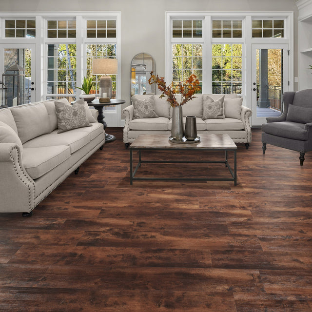 Golden Select Spiced Oak 18.2 cm (7.16 in.) Rigid Core SPC Vinyl Flooring O4
