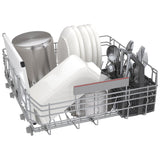 Bosch 500 Series 24 in Stainless Steel German Made Third Rack Dishwasher with Pocket Handle