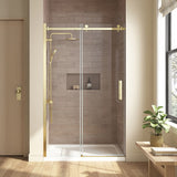 OVE Decors Kelsey 48 in. Sliding Glass Shower Door with Hardware