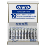 Oral-B CrossAction Electric Toothbrush Replacement Brush Head Refills, 10-pack